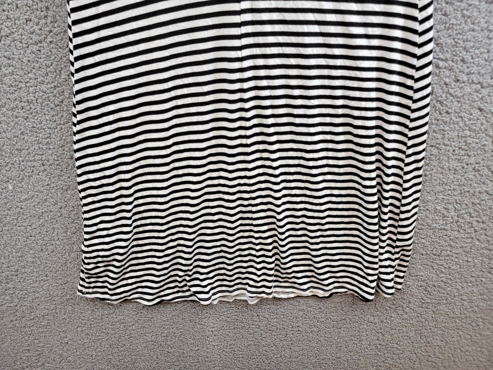 Karen Kane Sleeveless Contrast Collar Dress Women's Large Stripe Pullover Style - Picture 7 of 15