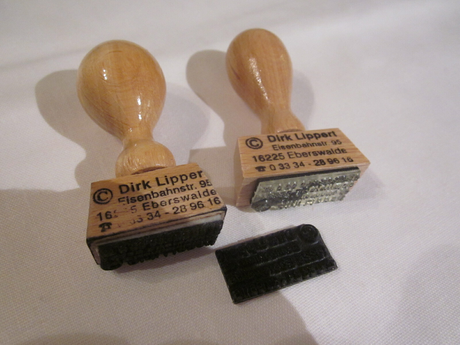 2 alte Holzstempel aus Nachlass