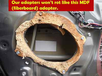 Exact Fit Tweeter Speaker Adapters for  Dodge Jeep Vehicles - SAK077_175-1 Pair