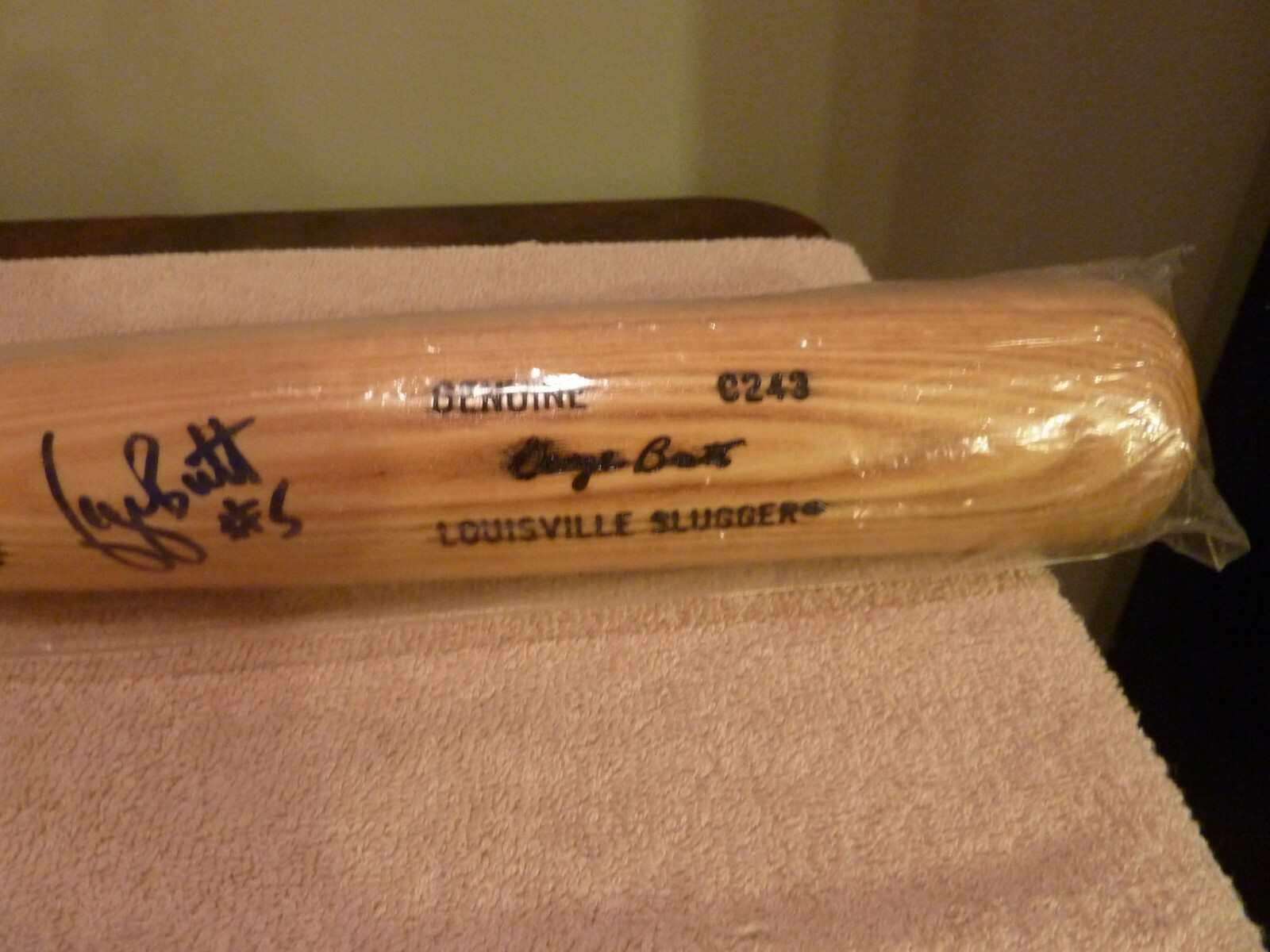 George Brett Autographed C243 Louisville Slugger 125 Bat JSA Certified