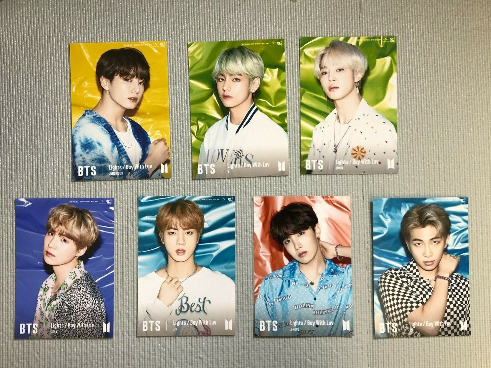 BTS Lights 4形態 JPFC 5形態 トレカ ユニバ 生写真 未開封 CD