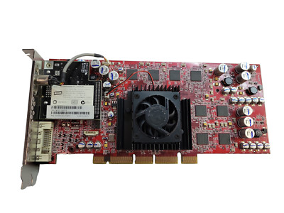 Graphics Card AGP ATI Fire GL X1 256MB DDR 2x DVI-I S-Video %