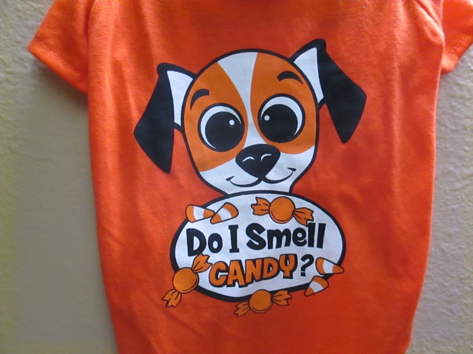 HALLOWEEN PET TEE MEDIUM DOG SIZE NWT PUPPY FACE
