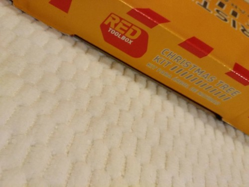 NIB Red Toolbox Christmas Carol + Tree Carpentry Kits