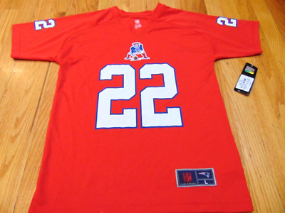 NFL TEAM APPAREL NEW ENGLAND PATRIOTS STEVAN RIDLEY JERSEY YOUTH SIZE L (14-16)
