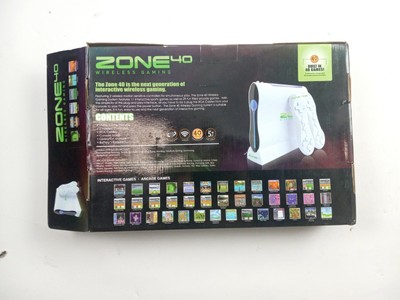 Zone 40 Wireless Remotes Gaming 40 Games 11 Sports 29 Arcade Plug & Play