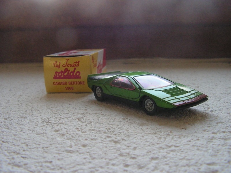  Alfa Romeo Carabo Bertone 1968 1/43 Portes Ouvrantes  Bon Ã©Tat En Boite Solido