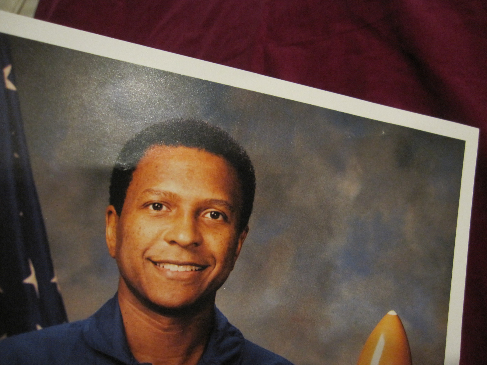 NASA print of Astronaut Michael Anderson, 8 X 10, preowned 