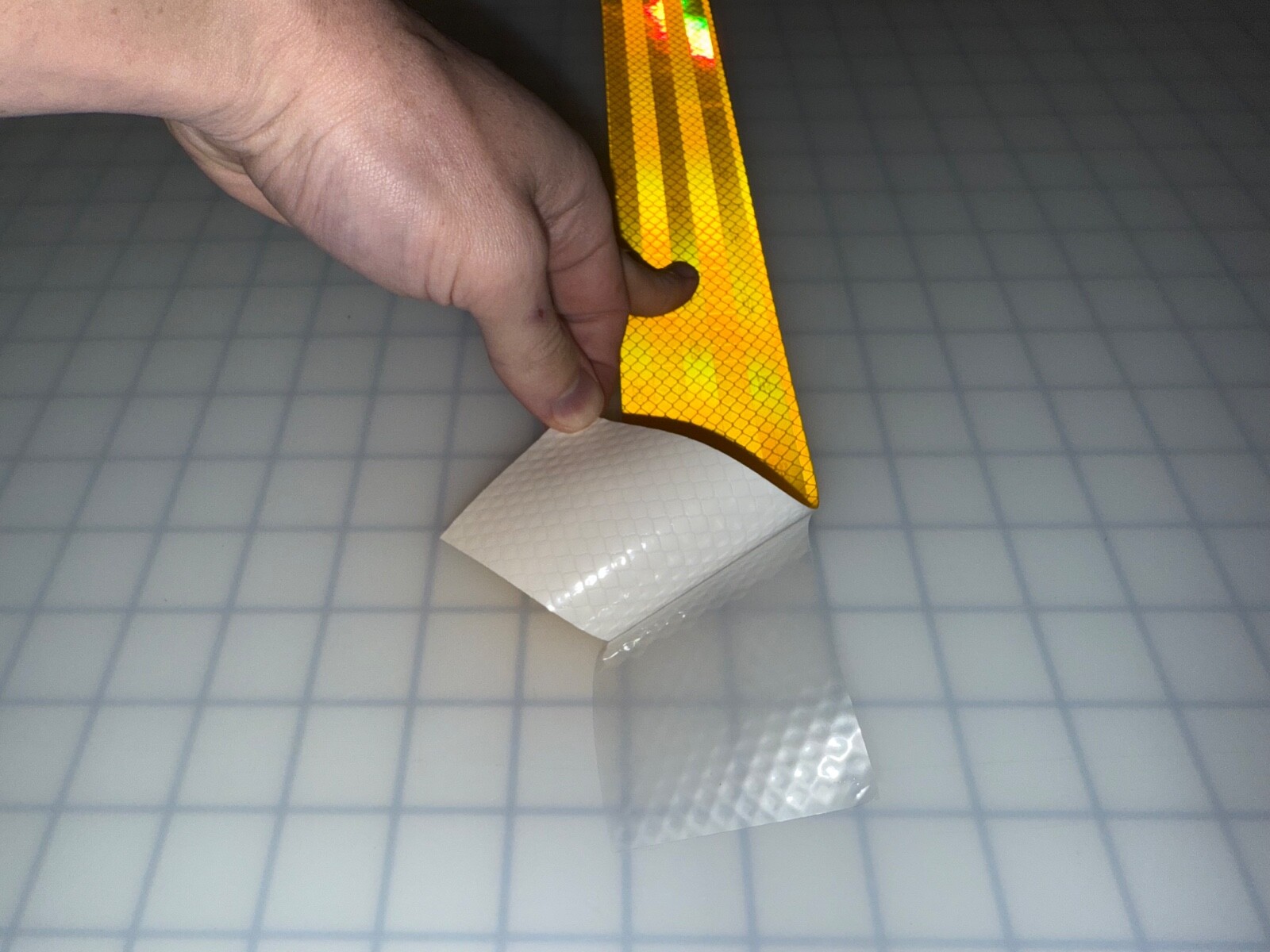 2" Yellow Reflective Tape 3M 3430 EGP Air Backed Micro Prismatic Type 1 Safety