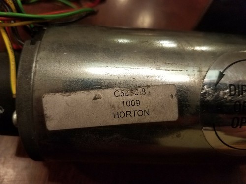 Horton C5600-8 Motor/gearbox Assy