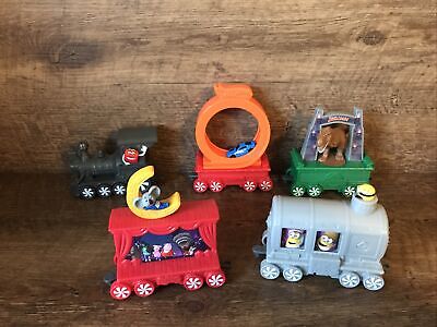 McDonalds Happy Meal Holiday Express Christmas Train Cars Set 2017 Lot Of 5 Toys