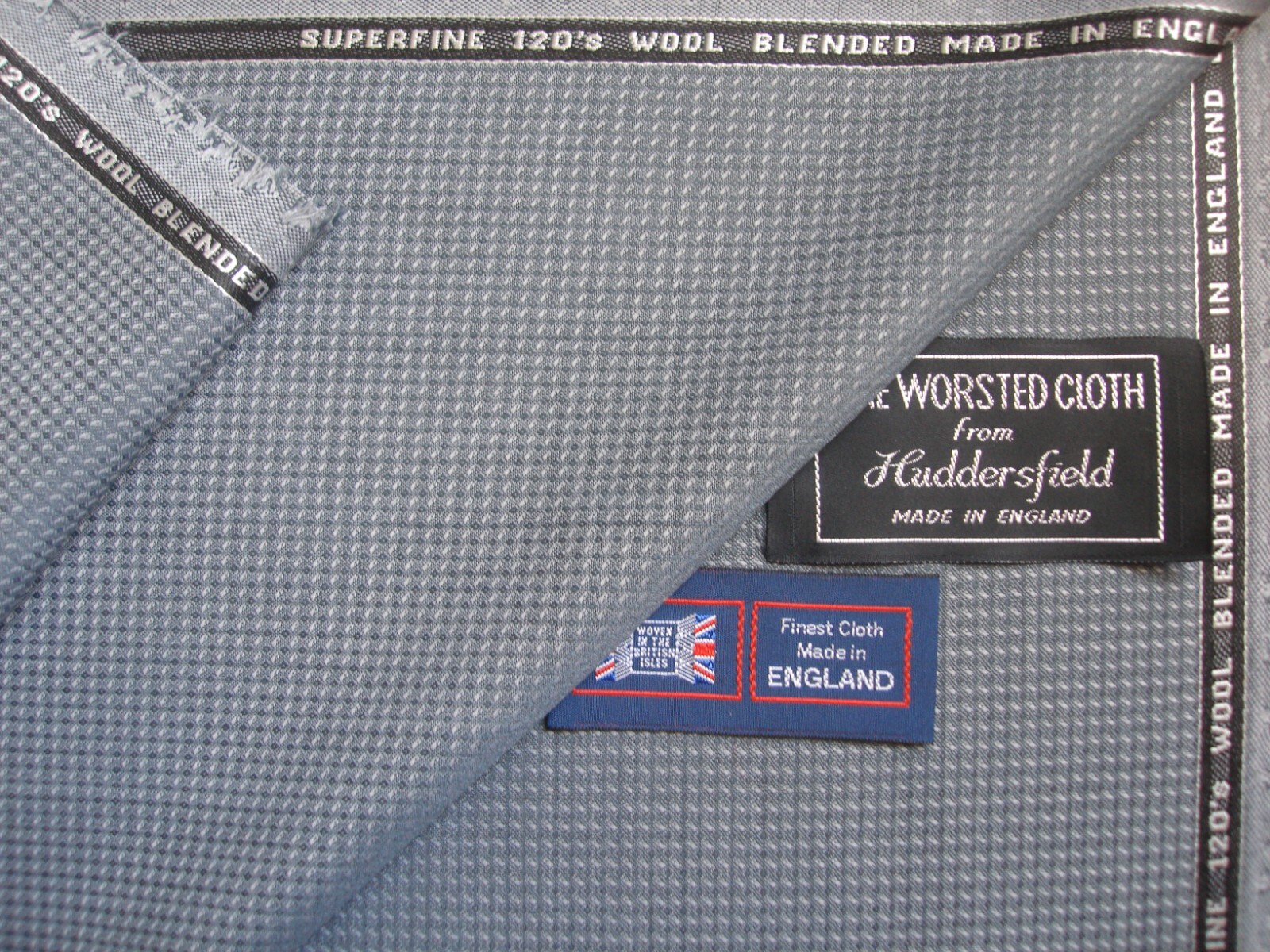 Super 120's WOOL BLENDED LT. WEIGHT SUITING FABRIC - MADE IN Super 120's WOOL BLENDED LT. WEIGHT SUITING FABRIC - MADE IN