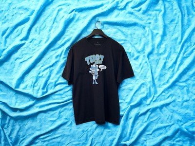 Rick & Morty ''I'm A Crime Against Nature'' Black 2X Cotton Short-Sleeve Shirt Men