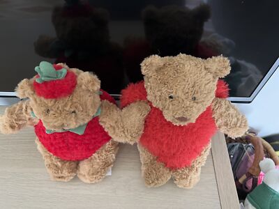 　Bartholomew Bear Strawberry　くま JellyCat Bartholomew Bear Strawberry – Home Treasures & More