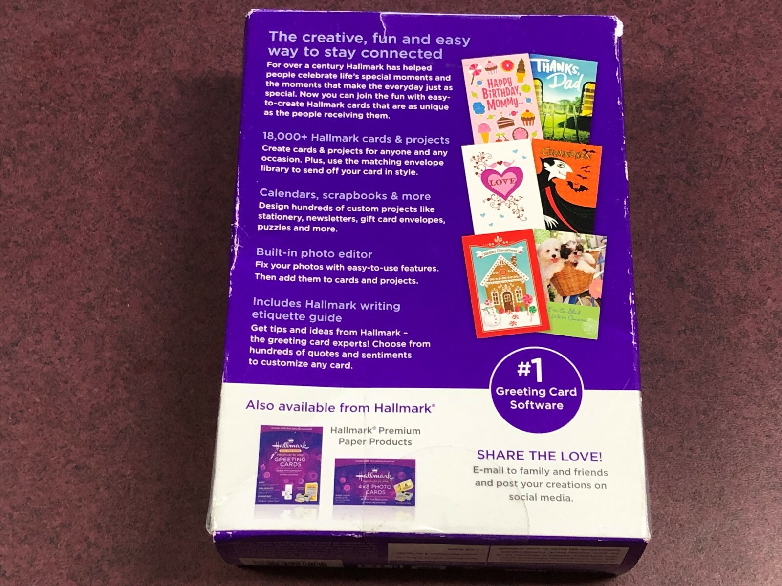 BRAND NEW Hallmark Card Studio Deluxe Software 18,000 + Cards & Photo Projects