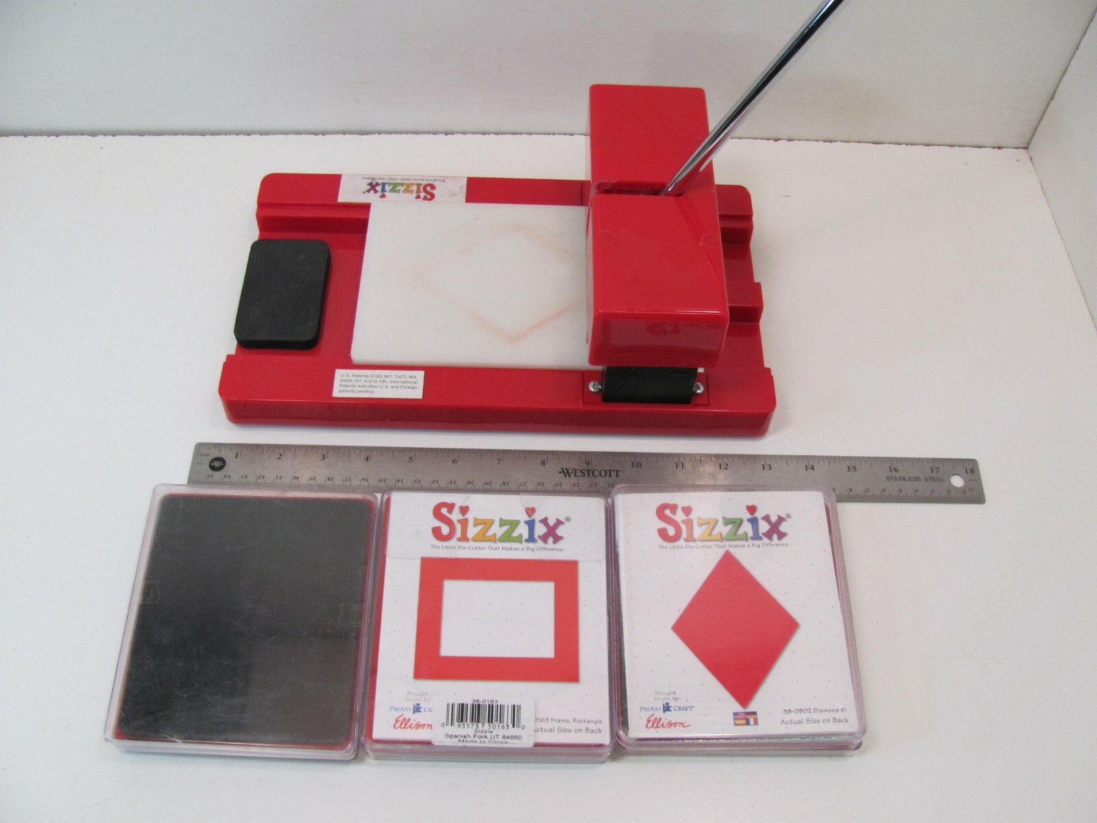 SIZZIX DIE CUTTER PRESS WITH EXTRAS PROVO CRAFT | eBay