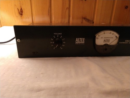 Altec 438a Tube Mic Preamp Compressor Vintage Nice