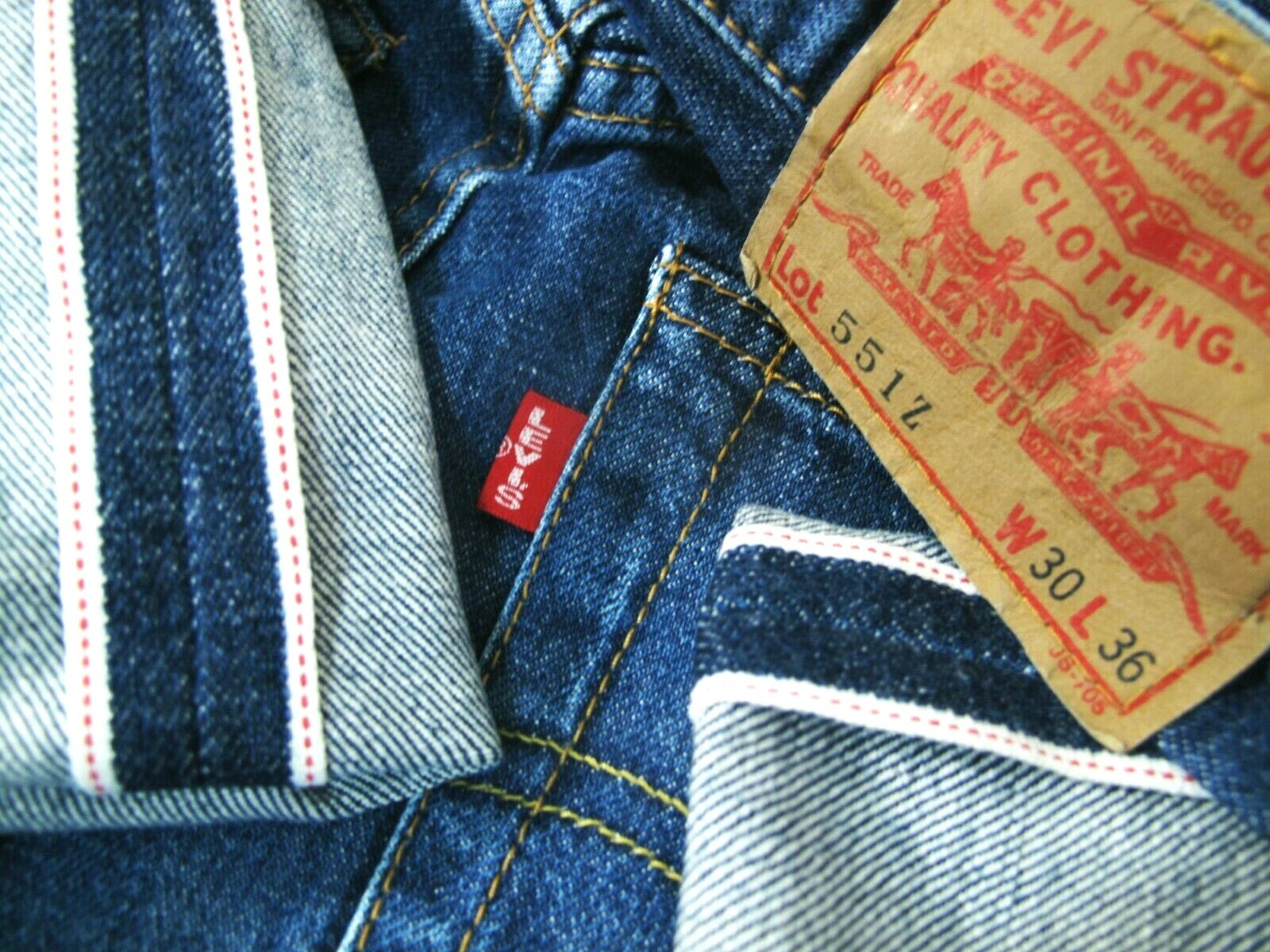 HOT VTG LVC Men's LEVI'S @ 551Z BIG E SELVEDGE TALON JP HOT VTG LVC Men's LEVI'S @ 551Z BIG E SELVEDGE TALON JP