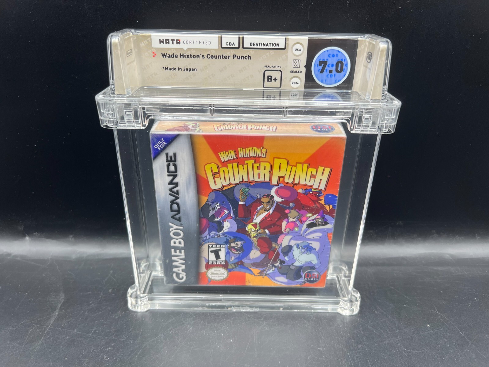 Wade Hixton's Counter Punch Nintendo GBA WATA 7.0 B+ FACTORY