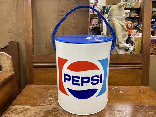 レア　ビンテージ　PEPSI-COLA レトロ金属製ディスプレイバスケット レア ビンテージ PEPSI-COLA レトロ金属製ディスプレイバスケット