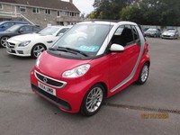 2014 smart FORTWO CABRIO Passion mhd 2dr Softouch Auto  CONVERTIBLE Petrol Autom