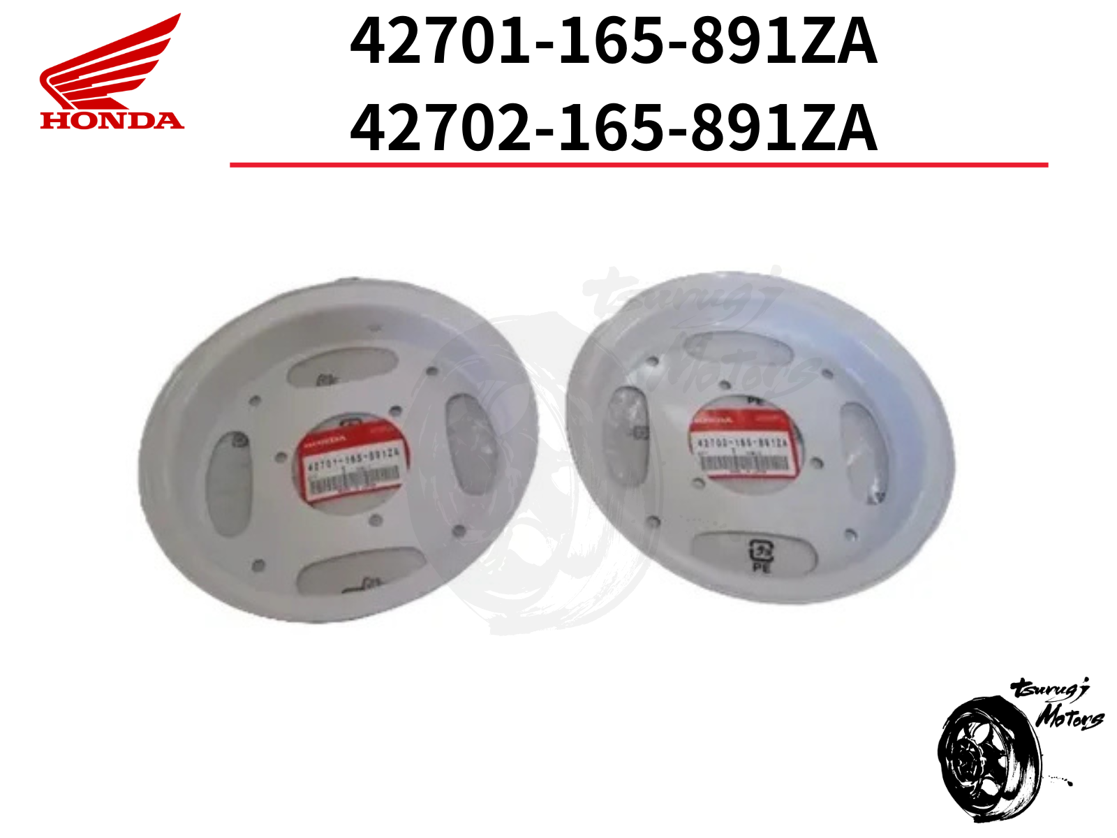 HONDA GENUINE Wheel Set Front or Rear Z50 R RD 80-99 Honda