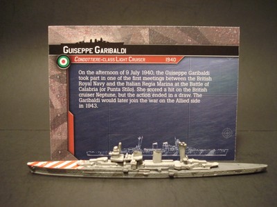 War at Sea 30/40 Guiseppe Garibaldi Cruiser (UC) IT(#49) SOLD