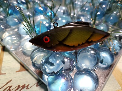 Custom painted 1//2 oz NEW COLOR #173 orange//chart Cr. Rat-l-trap fishing lures