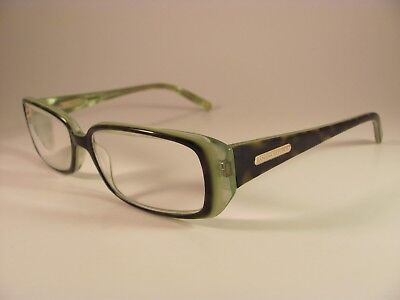 Banana Republic Tortoise Shell & Green Full-Rim RX Eyeglass Frames 52-15-130