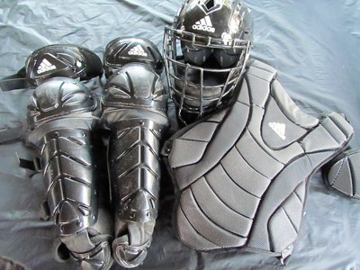adidas triple stripe catcher's gear