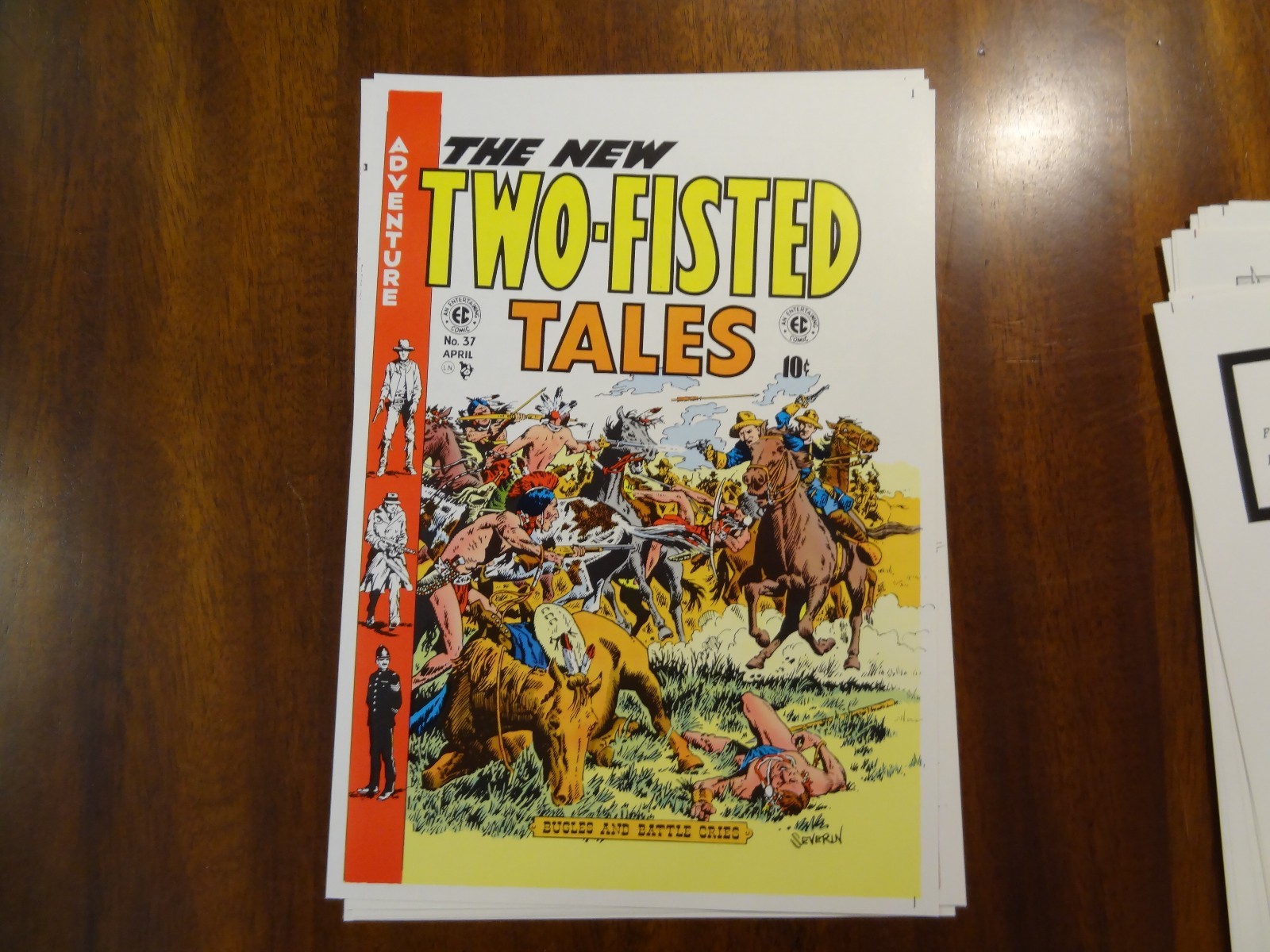 EC's Two Fisted Tales Comic Cover Portfolio! 1980! Harvey Kurtzman! Wally Wood!