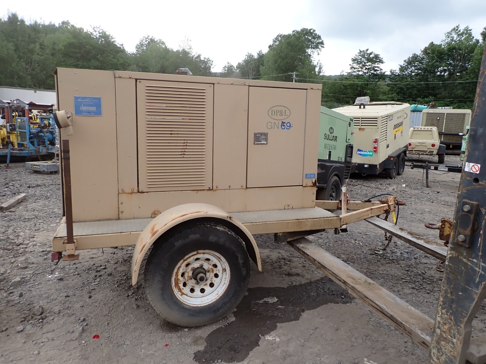 Jet Electric EZ50 50 KW Generator VIDEO! Genset Trailer