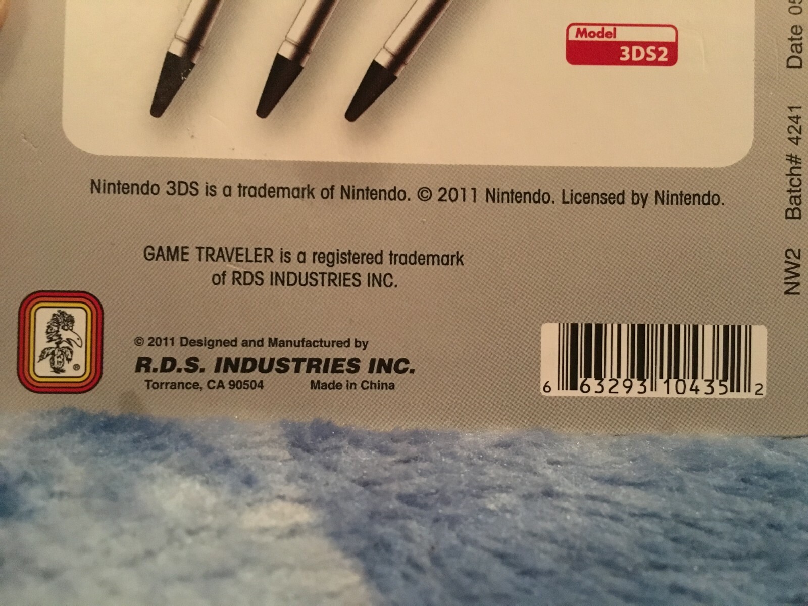 Game Traveler Essentials, 3 Nintendo 3DS Extendable Styluses (Also Fits DSi) NIP