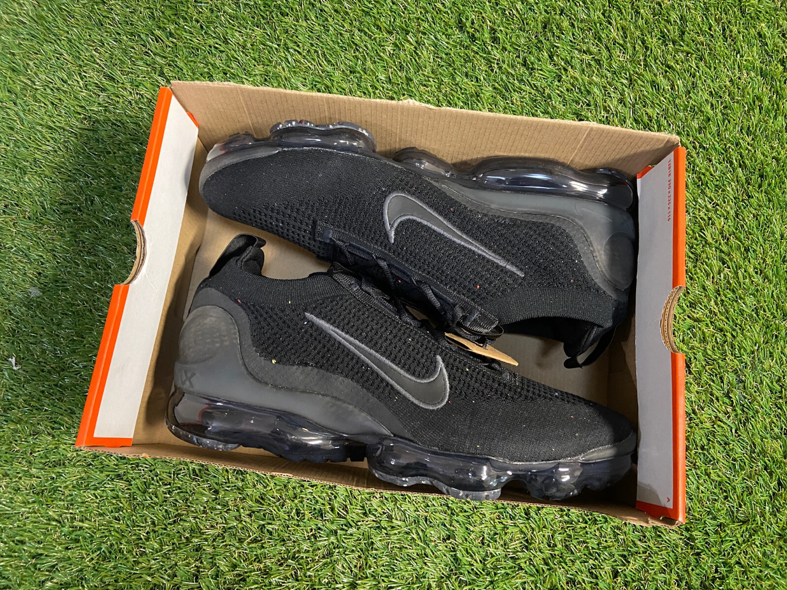 Nike Air VaporMax 2021 FK Flyknit Mens Size 12 Black