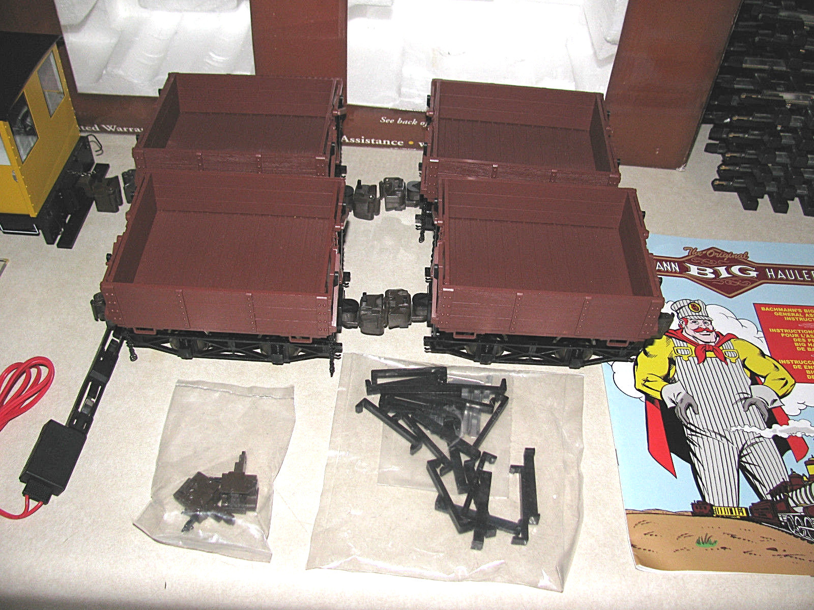 Vintage New Bachmann Big Hauler G Scale Train The Prospector Davenport Engine