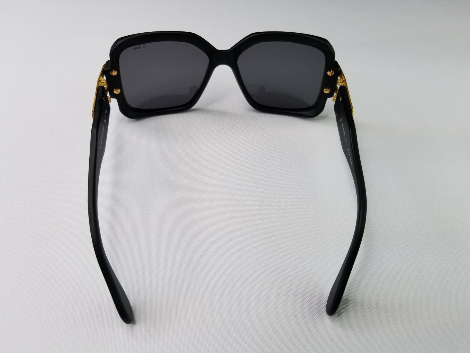 Pre-owned Cazal Legends Mod. 623/302 Col. 011 Matte Black Red Sunglasses Made In Germany In Gray