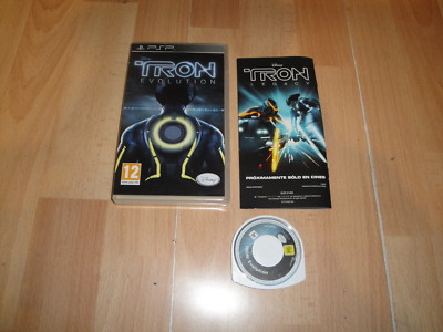 TRON EVOLUTION DE SUPERVILLAIN STUDIOS - DISNEY PARA LA SONY PSP EN BUEN ESTADO