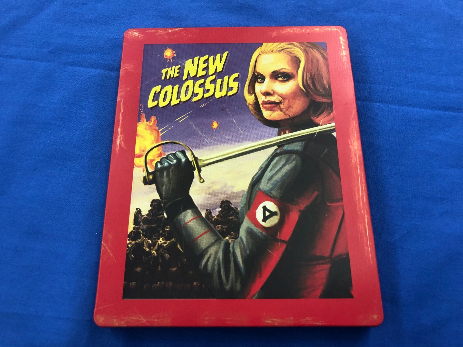 Wolfenstein II The New Colossus Steelbook Metal Case ONLY Wolfenstein II The New Colossus Steelbook Metal Case ONLY