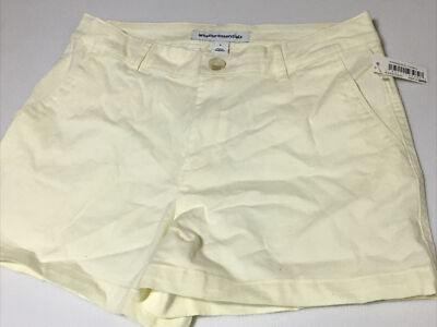Amazon Essentials Women's 3.5 Inch Inseam Chino Short Cream Size 6