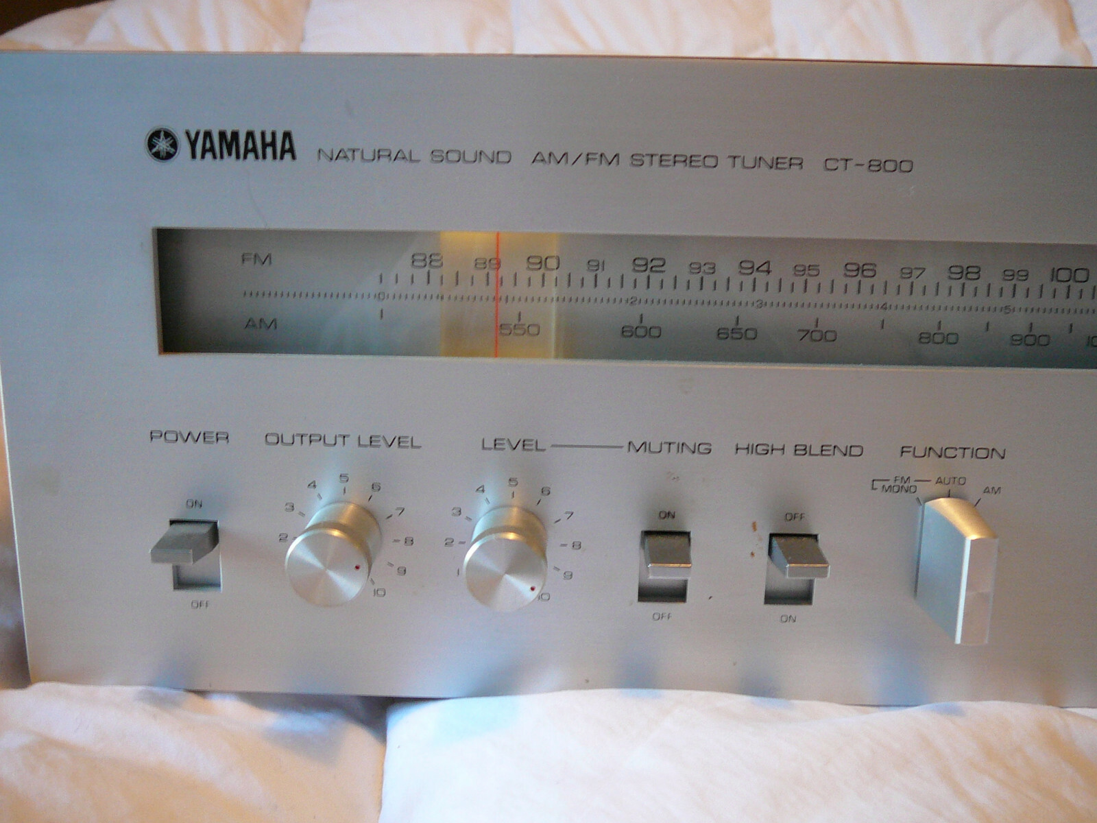 Yamaha Tuner CT800 FM/AM Stereo vintage Natural Sound Manuals