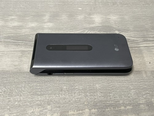 LG Classic Flip Wine 2 8GB Unlocked LTE Flip Phone LM-Y120QM Gray