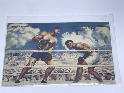 Jack Dempsey Knocks Out Jess Willard Champion Of The World Vintage Postcardのebay公認海外通販 セカイモン
