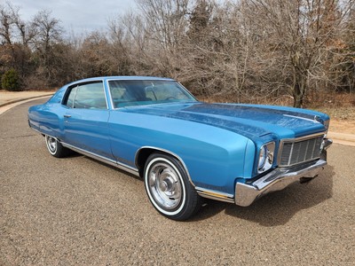 1971 Chevrolet Monte Carlo Blue RWD Automatic NEW PAINT GREAT CRUISER