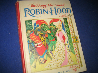 Book: Merry Adventures of Robin Hood by Howard Pyle Golden Illustrated Benvenuti