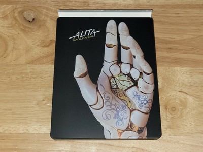 USED Alita Battle Angel 4K Ultra HD + 3D + Blu-ray Steelbook Best Buy Exclusive