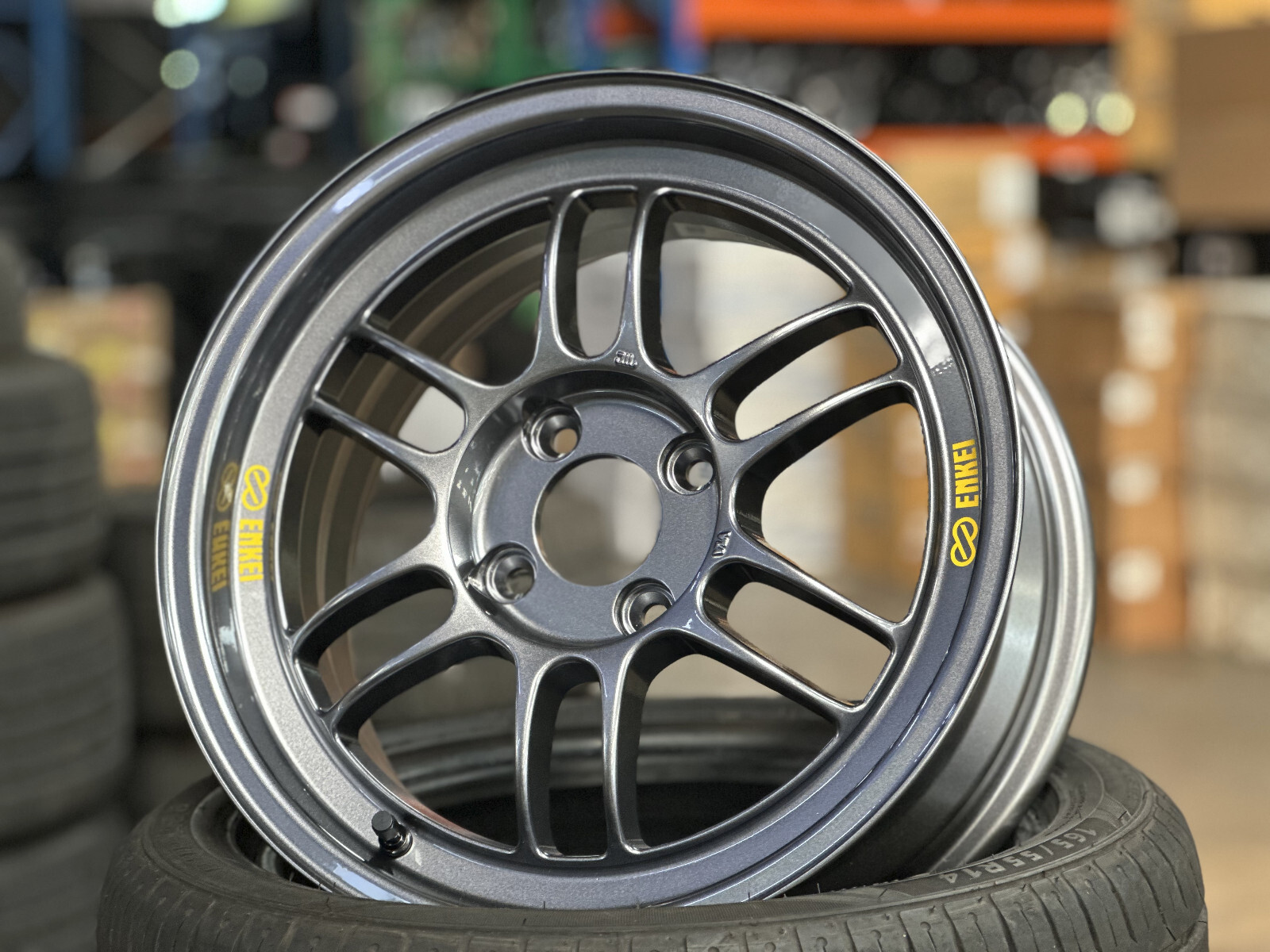 New 15x7J ENKEI RACING RPF1 JAPAN (4 wheel) 4x100 fit HONDA