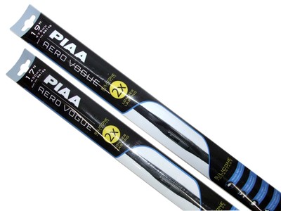 Piaa Aero Vogue Windshield Wiper w/ Silicone Blades (19''/17'' Set) Made in Japan