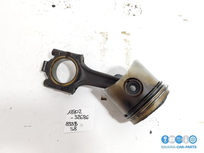 Original Bmw E21 E30 E10 2002 M10 Piston + Bielles 4 18802