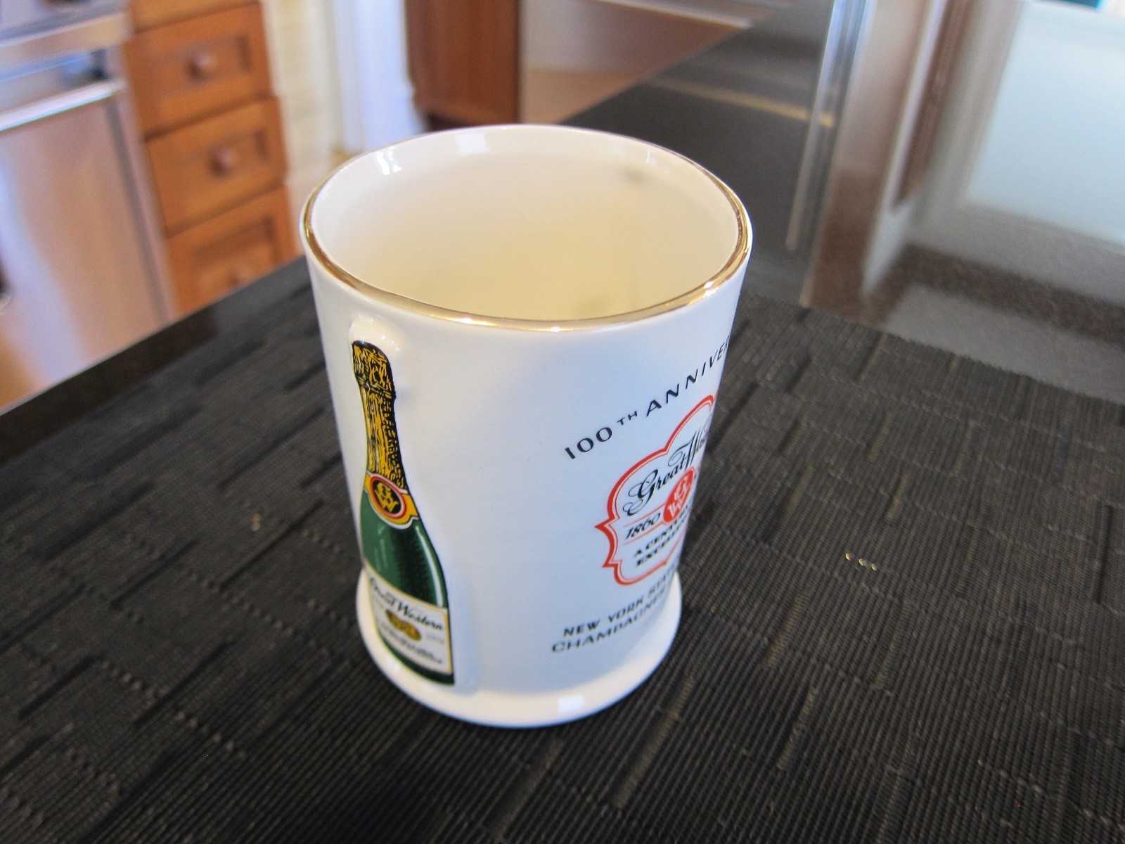 Great Western - 100th Anniversary Commemorative Swizzle Stick Holder - Gold Leaf