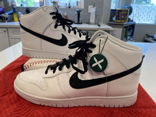 Nike Dunk Hi Retro White Black Reverse Panda Men's 14